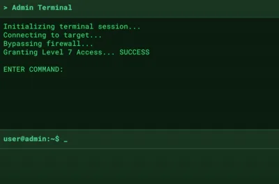 Admin Terminal Mechanic - Blox Fruits