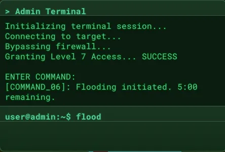The sea level, risen by several meters after the flood command.