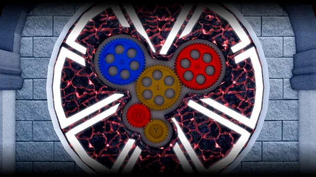 Inside the Ancient Clock, where the trials take place.