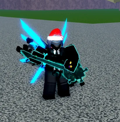 A gun changing color too while Aura is active.