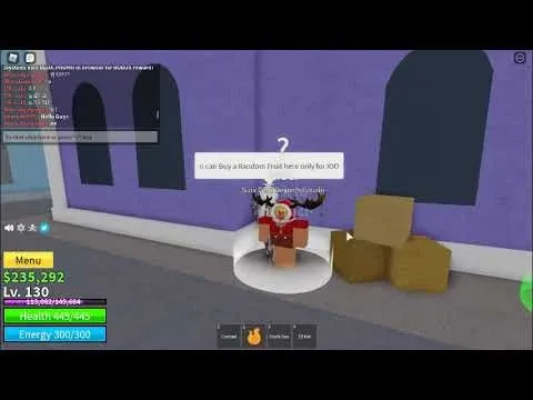 The Blox Fruits Dealer Cousin in his original look, before the rework