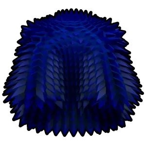 Blue Spikey Coat Accessory - Blox Fruits
