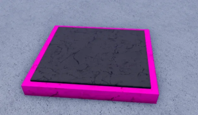 The pink Winter Sky button, one of three to press to summon rip_indra True Form.