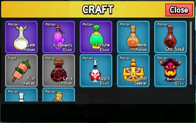 Consumables Mechanic - Blox Fruits