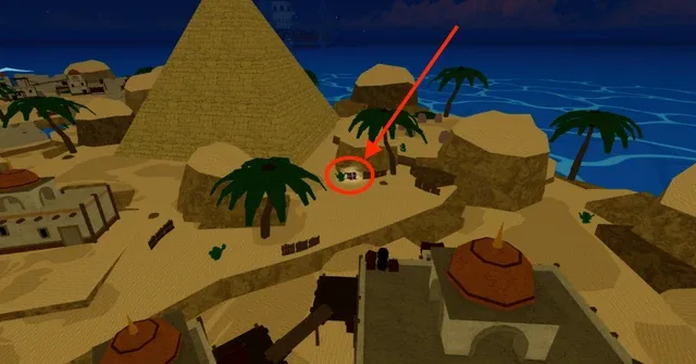 The secret entrance, under the Silver Chest