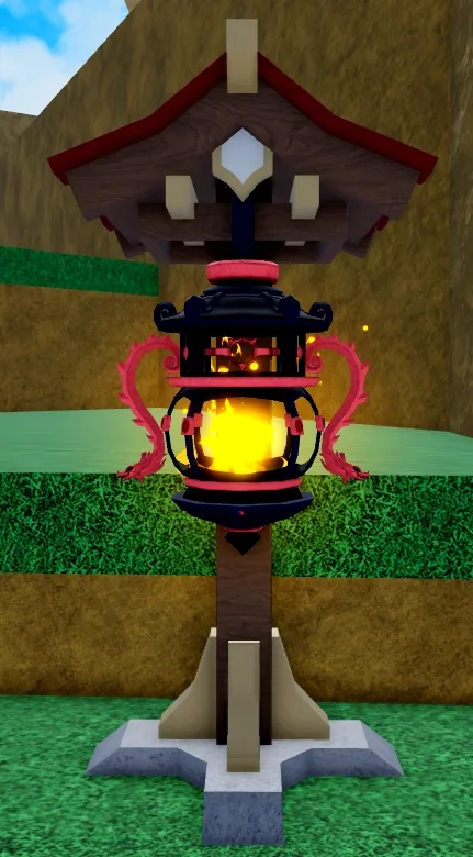 The Dojo Vault's red lantern, lit with 500 mastery on Dragon Talon.