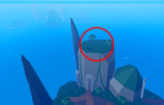 One of the spawn points on Great Tree, on the far right hill.