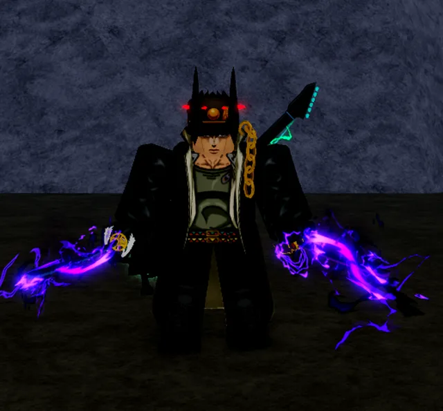 The visual effect of the Curse of the Thief, making enemies more hostile toward you