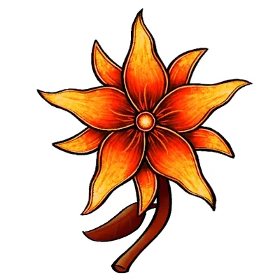 Fire Flower Material - Blox Fruits