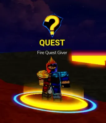 Fire Quest Giver NPC - Blox Fruits