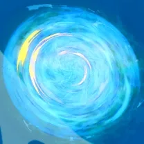 A Golden Whirlpool, which spawned Shiny Fish during the event.