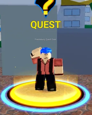 Freezeburg Quest Giver NPC - Blox Fruits