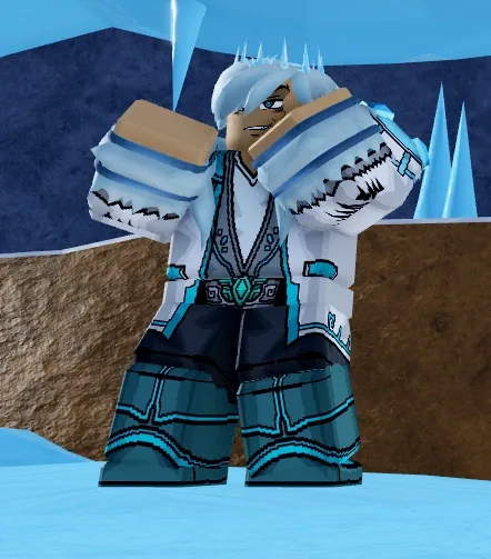The Ice Admiral since Update 30, behind the brown door of the secret cave of Frozen Village.