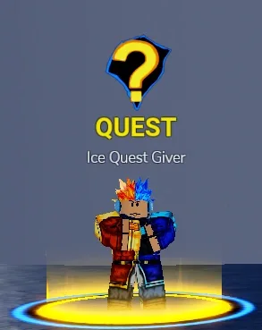Ice Quest Giver NPC - Blox Fruits