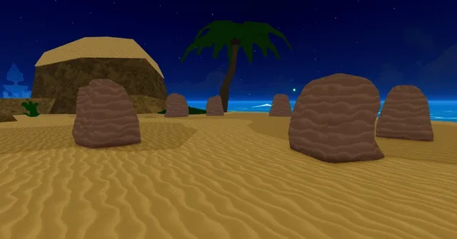 The sand-covered runes, to the right of the temple