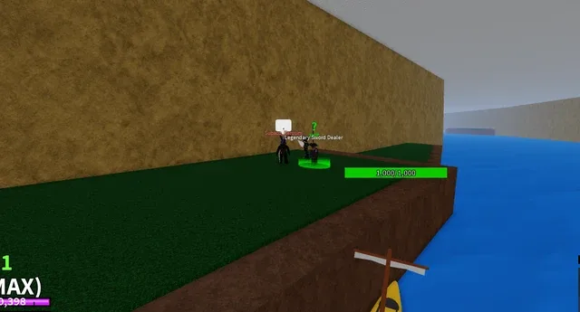 The Legendary Sword Dealer hidden in the tunnel under Kingdom of Rose.
