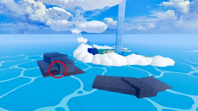 The Mad Scientist behind his rock, on the low island of the Skylands