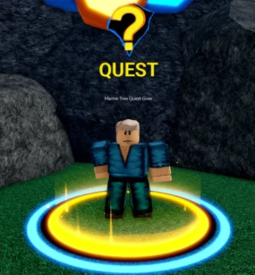 Marine Tree Quest Giver NPC - Blox Fruits