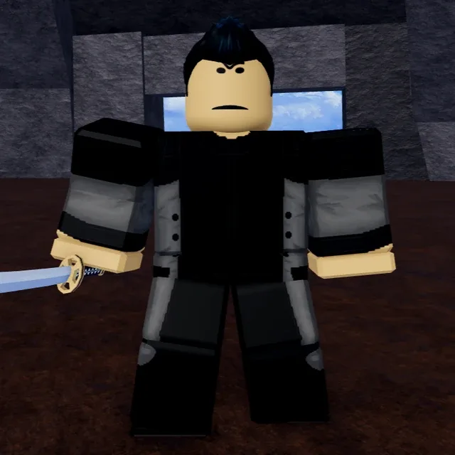 The Mob Leader, an NPC armed with a Katana but without active abilities.