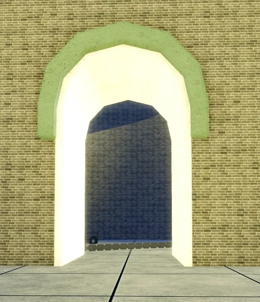 The gate leading to Don Megalo's cell