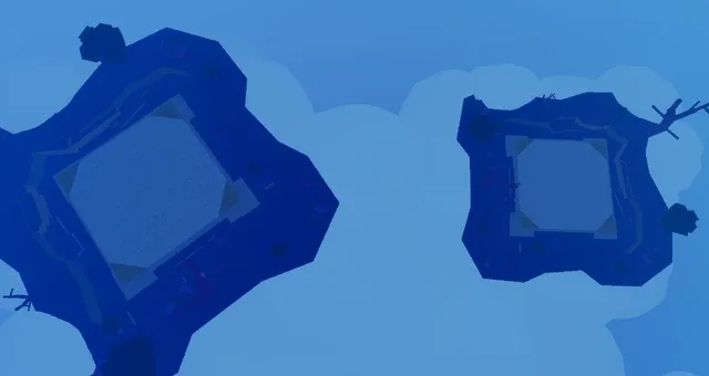The two 2v2 mode arenas, depending on the panel used