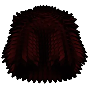 Red Spikey Coat Accessory - Blox Fruits