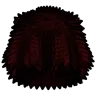 Red Spikey Coat Accessory - Blox Fruits