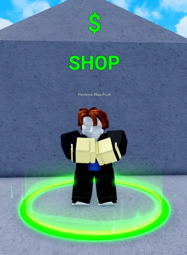 Remove Blox Fruit at Castle on the Sea in Third Sea, where the option doesn't work.