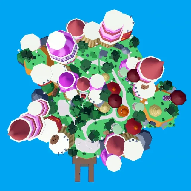 Cake Land, where a Diamond Chest waits on a roof surrounded by Cake Guards.