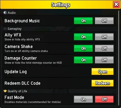 Settings Mechanic - Blox Fruits