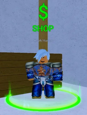 Shark Hunter NPC - Blox Fruits