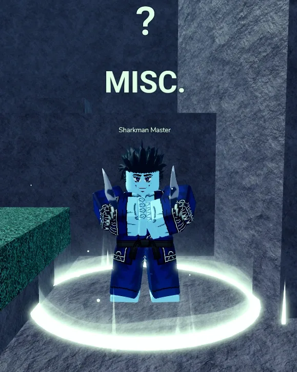The Sharkman Master, who upgrades Sharkman Karate to V2.