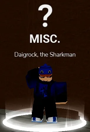 Daigrock, the Sharkman, the old NPC replaced in Update 27.2.