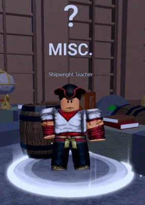 Shipwright Teacher NPC - Blox Fruits