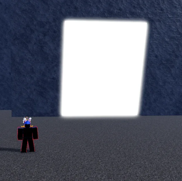 The Graveyard door, before being opened with a Fist of Darkness.