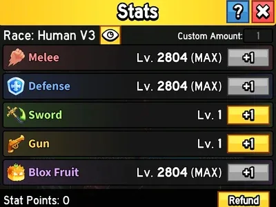 Stats Mechanic - Blox Fruits