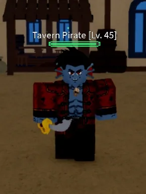 The second pirate, with the Cutlass