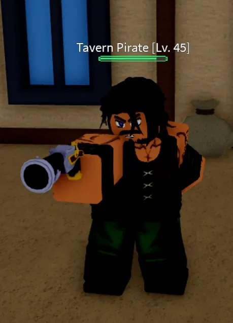 The third pirate, with the Flintlock