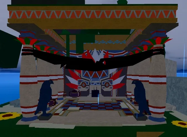The Tyrant of the Skies zone, where the island renames itself Liberation of Tiki Outpost.