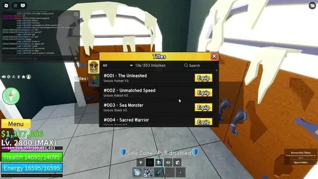 The new Titles Specialist interface since Update 28