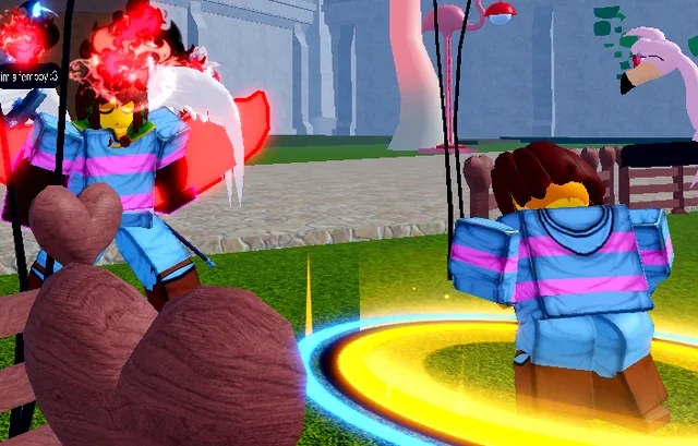 The Valentines Delivery NPC, with the rare appearance of your own avatar.